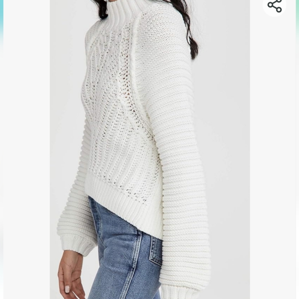 NWOT Free People Sweetheart Sweater - Picture 4 of 10
